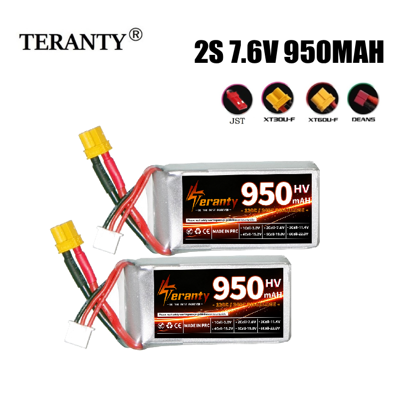 Drone Racing Charger - Batería LiPo Teranty 2S HV 7.6V
