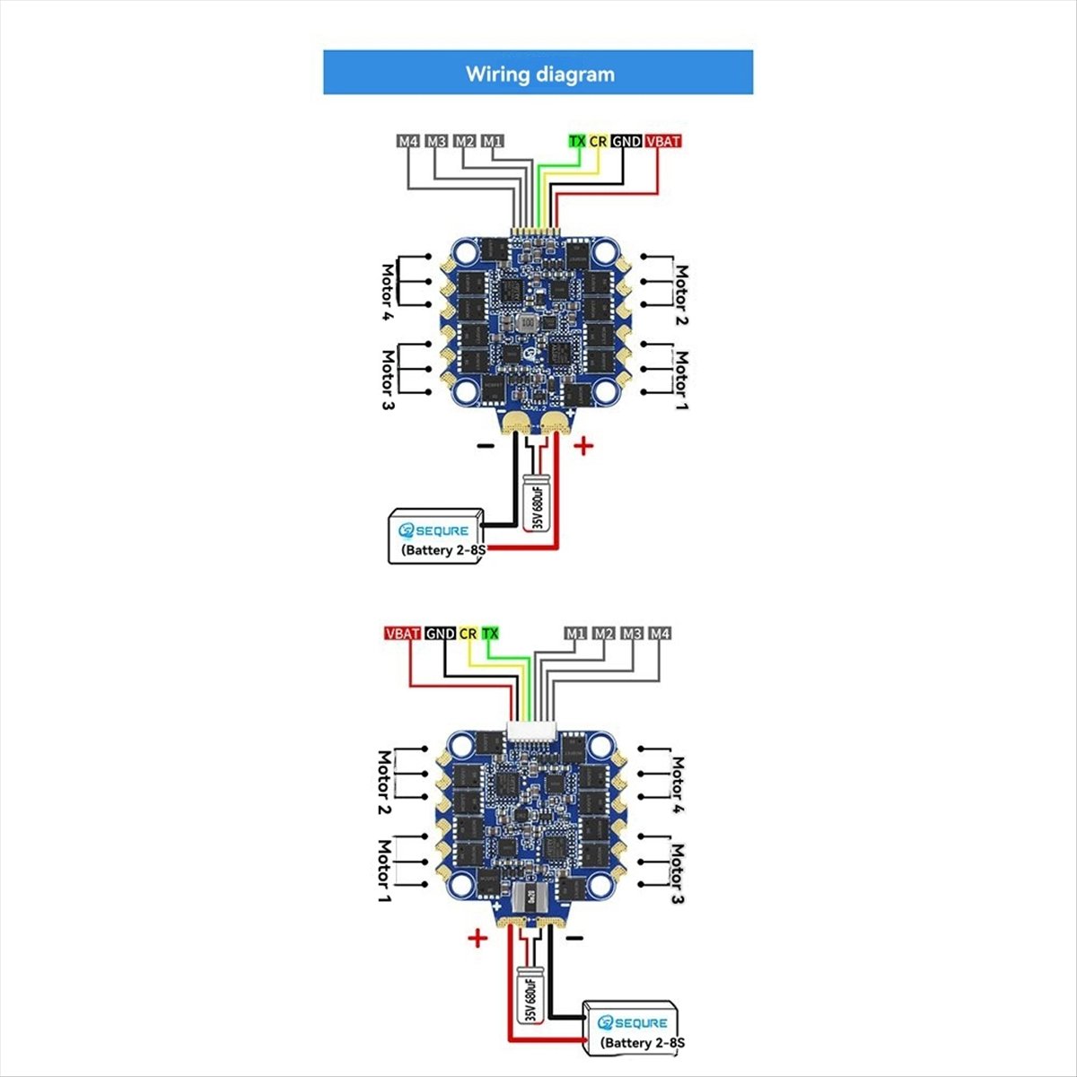 Drone Racing Charger - Controlador electrónico de velocidad M85K Blueson