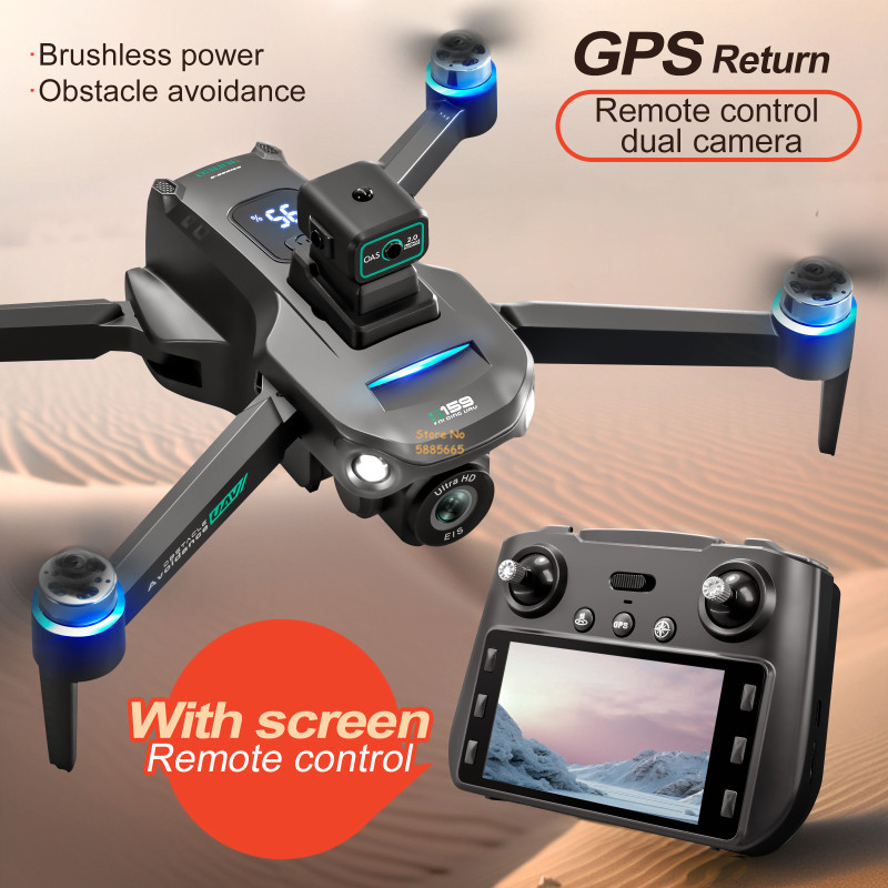 8K Cámara Dual 5G WIFI FPV Con - Drone Racing Camera reseña y precio