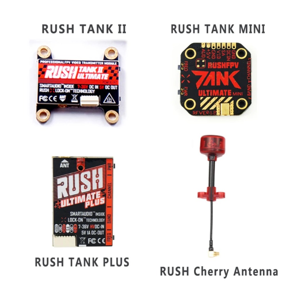 Transmisor de Video RUSH TANK  - Drone Racing Transmitter reseña y precio